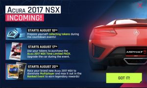 Acura NSX Incoming