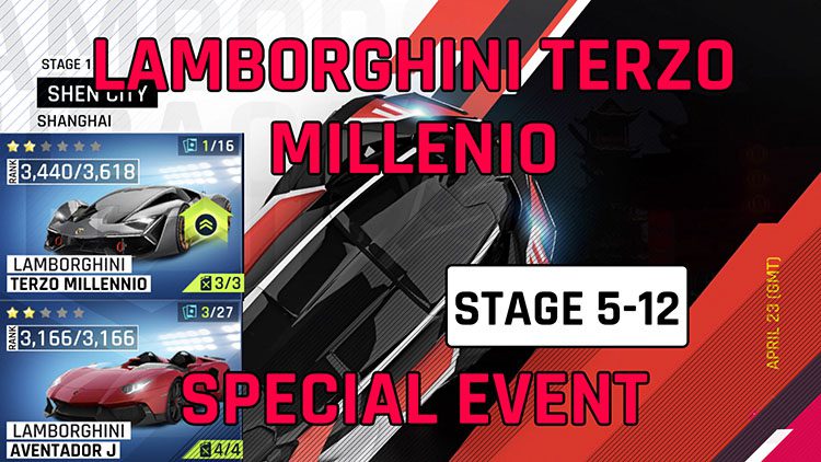 ASPHALT 9  Lamborghini Terzo Millennio Special Event Stage 17
