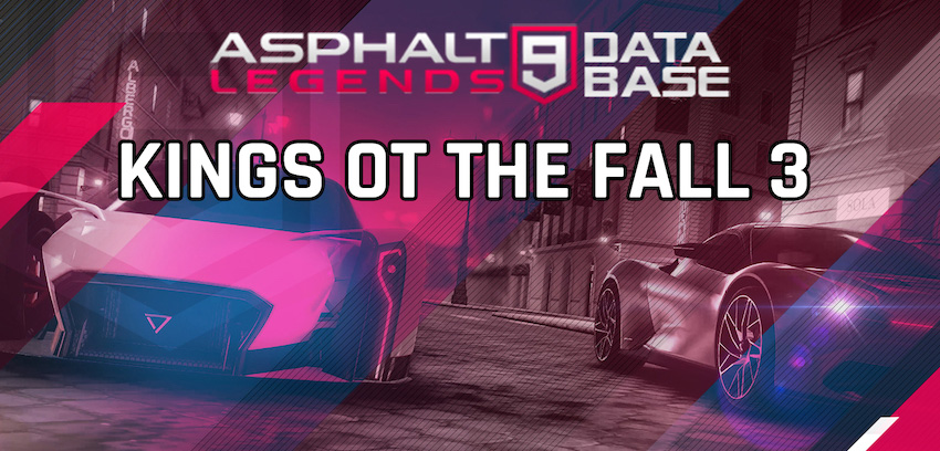 asphalt 9 legends kings of the fall 3 event