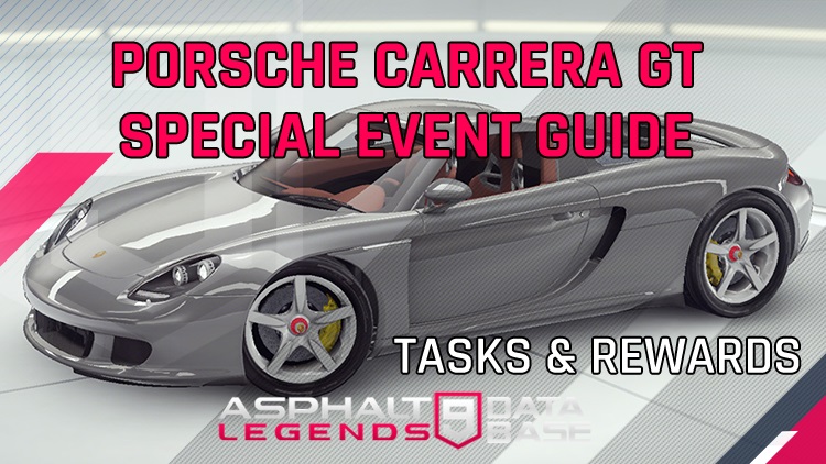 Asphalt 9 Porsche Carrera GT Special Event Guide