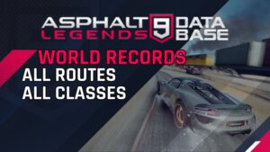 asphalt 9 world records