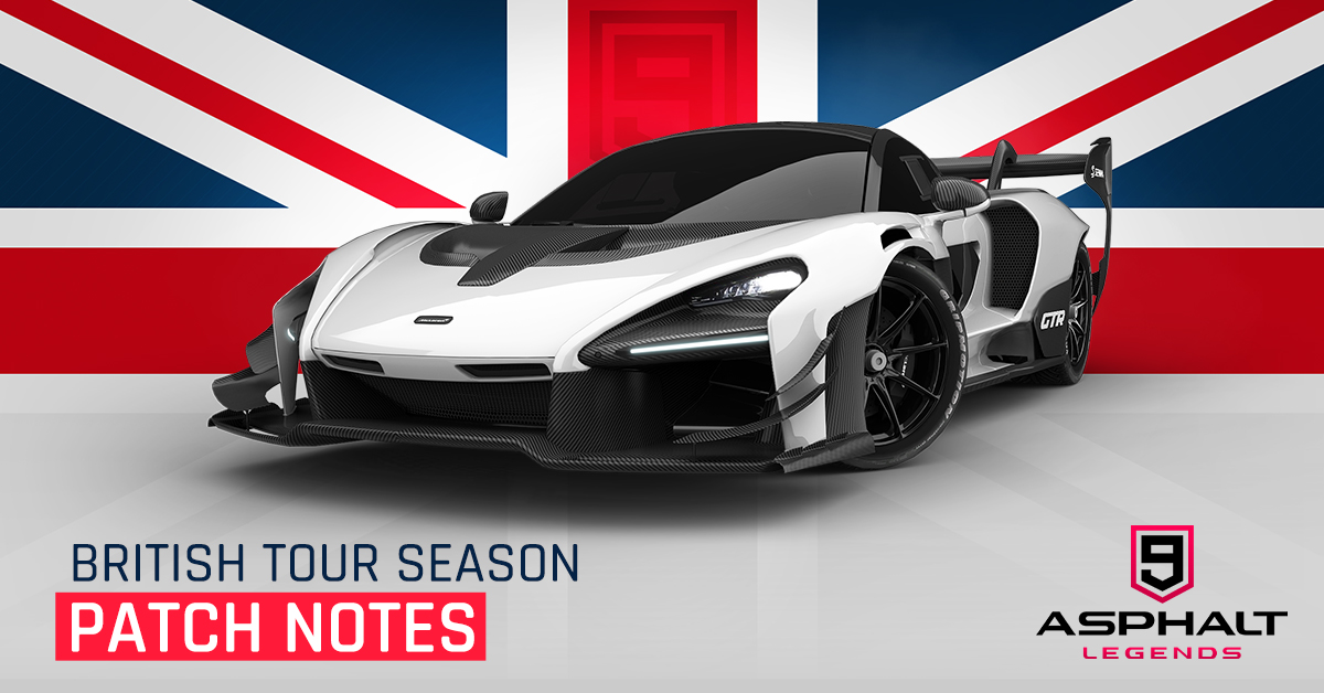 Asphalt 9 update 23 british tour