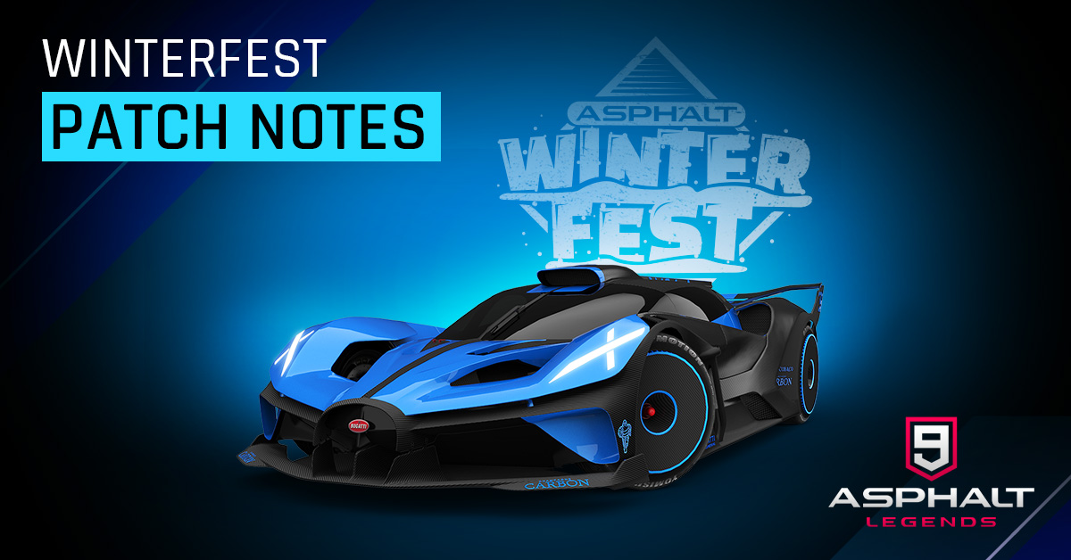 asphalt 9 update 28 winter fest